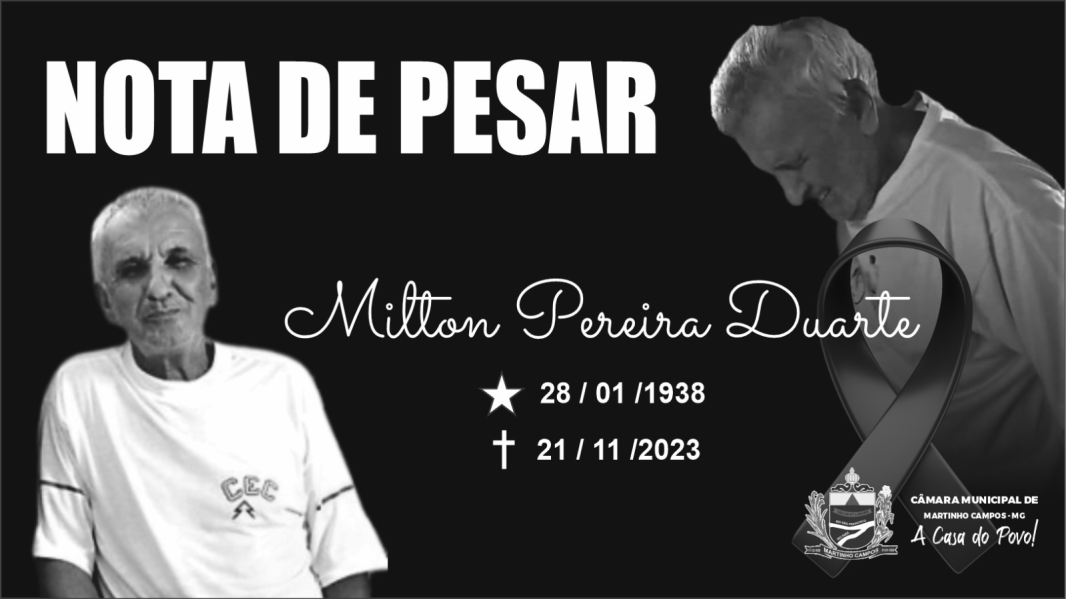 NOTA DE PESAR